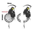 Banksy - Large Grim Reaper On The Clock - Enhanced Clock Background Sticker
