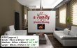 'The Love of a Family is Life's Greatest Blessing' - Large Wall Sticker