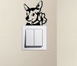 Designer - Cute Dog Chihuahua Pet Light Switch Sticker Funny Wall Decal