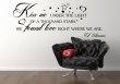 'Kiss me under the light of a thousand stars' Ed Sheeran Quote Vinyl Sticker