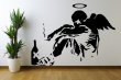 Banksy Fallen Angel XXL 120cm x 160cm Huge Wall Sticker