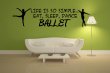 'Life is so simple... Eat, sleep, dance ballet' Ballet Boys Large Wall Decoration