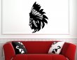 Amazing Dignified Indian / Native American - Vinyl Wall Sticker