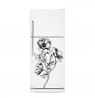 Blooming Flowers - Fridge Refrigerator Vinyl Sticker Decal Kitchen Decoration