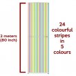 Amazing Colourful Strips Stickers - Fridge Refrigerator Waterproof Decals