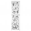 Large Music Notes Set - Fridge Kitchen Removable Stickers