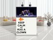 Keep calm and hug a clown - Amazing Sticker For Every Marine Fish Lover