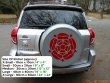 Tudor Rose - Car / Laptop / Fridge / Wall Sticker