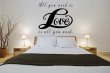 All You Need Is Love - Lovely Large Vinyl Wall Sticker