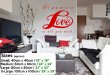 All You Need Is Love - Lovely Large Vinyl Wall Sticker