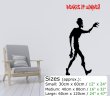 Beware of Zombies Funny Wall Sticker Decal for Zombie Fans
