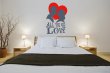 All You Need Is Love - A Couple With Heart Valentines Wall Sticker 