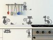 Set Of Cute Cats And Mouses Adorable Wall Sticker High Quality Decals 