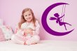 Beautiful Swinging Tinkerbell Wall Sticker for kids, Decal for girls room