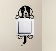 Designer - Cute Dog BEAGLE Pet Light Switch Sticker Funny Wall Decal