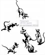 Banksy 2020 Set of 6 RATS COVID / Lockdown "My Wife Hates it When I Work From Home" by Banksy