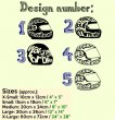 Designer's - Motorcycle helmet - Watch out for bikers - car stickers