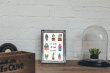 Be Gentle. Be kind. Be brave. Lovely Cactuses Scandi Poster