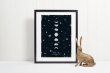 Moon Poster 'You are Magical' Scandi Premium Black and White Print