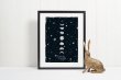 Moon Poster 'Dream Big Little One' Night Sky Wall Art Print