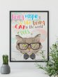 'Being an aspie is like being a cat in the world of dogs' Autism Asperger Aspie Poster
