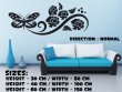 Butterfly And Flowers Art Wall Decoration