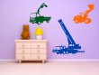Building Machinery Kids and Child's Room Vinyl Decals
