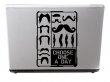 Designer - Moustache - Choose One A Day - Wall / Car / Laptop Sticker