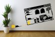 Designer - Mouse Set With Cheese Van - Amusing Vinyl Stickers