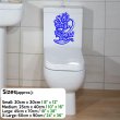 Designer - 'Keep Calm and Put The Lid Down' - Toilet / Wall Vinyl Sticker