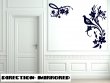 Egzotic Bird Giant Wall Stickers Mirrored