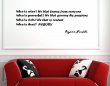 JC Design 'Who is wise?...' Benjamin Franklin Quote Wall Sticker