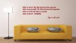 JC Design 'Who is wise?...' Benjamin Franklin Quote Wall Sticker
