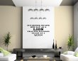JC Design 'It's better to live one day as a lion...' - Motivational Quote Wall Sticker