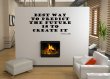 JC Design 'Best way to predict the future is to create it' Large  Vinyl Wall Sticker 