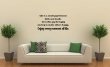 JC Design 'Life is a small gap between birth and death...' Motivational Wall Quote Decal