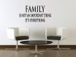 JC Design 'Family is not an important thing. It's everything.' Amazing Wall Decor