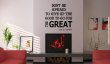 JC Design 'Don't be afraid to give up the good to go for the great.' Motivational Wall Sticker