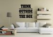 JC Design 'Think outside the box' Amazing Wall Sticker