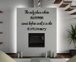 JC Design 'The only place where success comes before work is in the dictionary.' Motivational Wall Quote