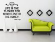 JC Design 'Life is the flower for which love is the honey' Victor Hugo - Amazing Huge Wall Sticker