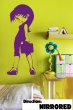 Cute Manga Girl - Kids / Teenager Room Wall Decor 