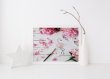 Lush Flamingo with Flowers Painting Scene Poster Nordic Style Stylish Print